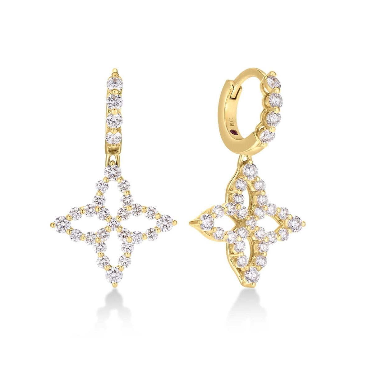 ROBERTO COIN Diamond Princess Earrings