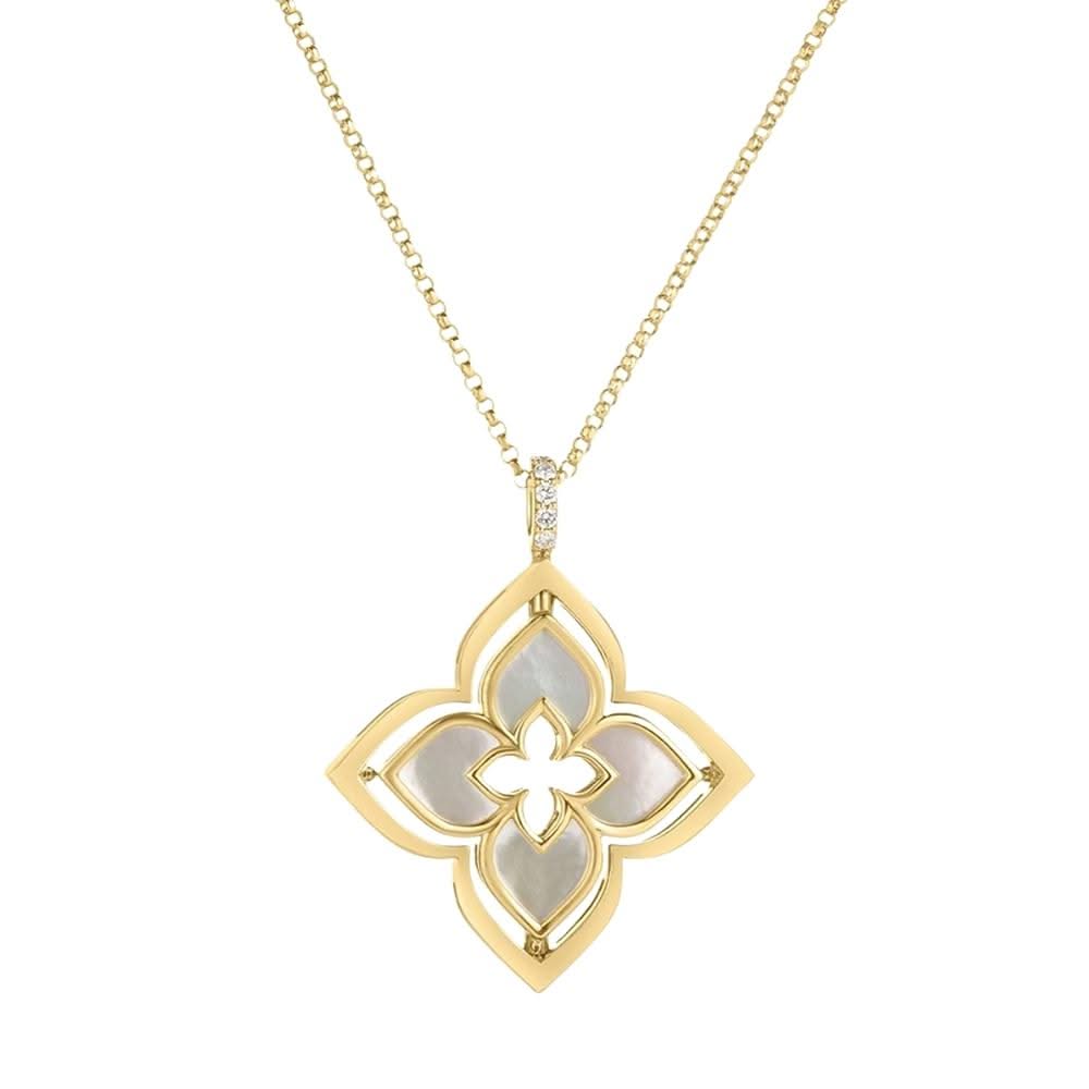 ROBERTO COIN Venetian Princess Mother of Pearl Pendant Necklace