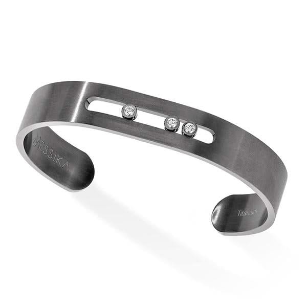 MESSIKA Move Titanium Graphite Bangle
