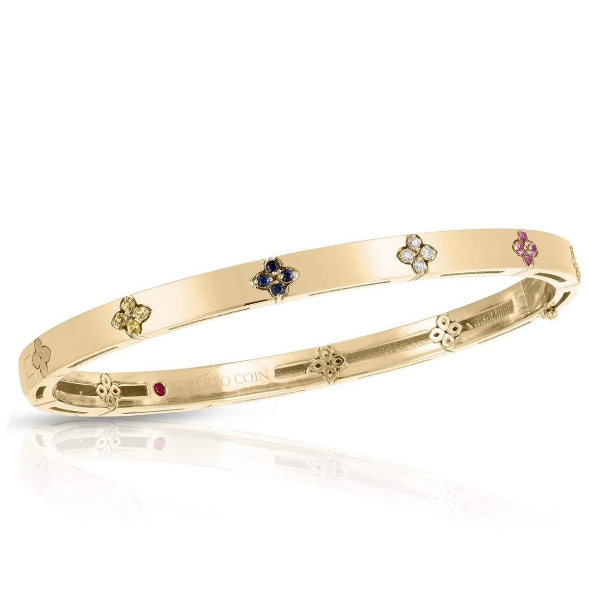 ROBERTO COIN Love in Verona Rainbow Sapphire Bangle