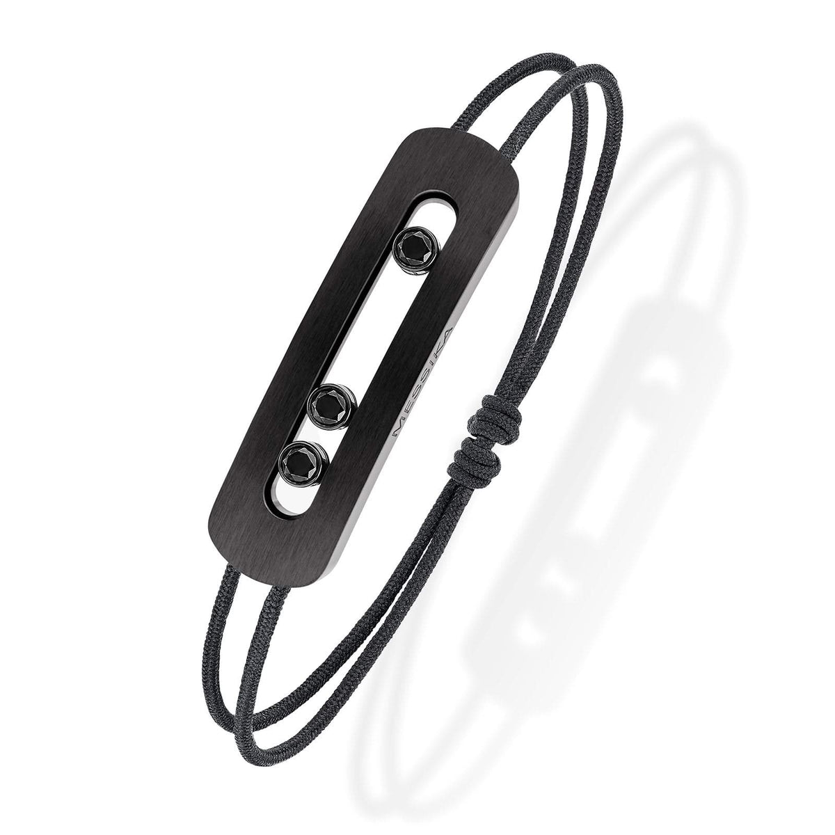 MESSIKA Move Titanium Black XL Cord Bracelet