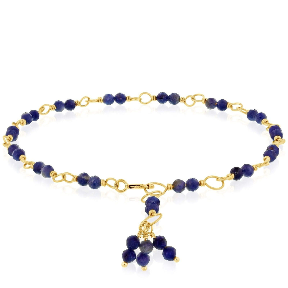 ANNE SPORTUN Opaque Blue Sapphire Beaded Bracelet