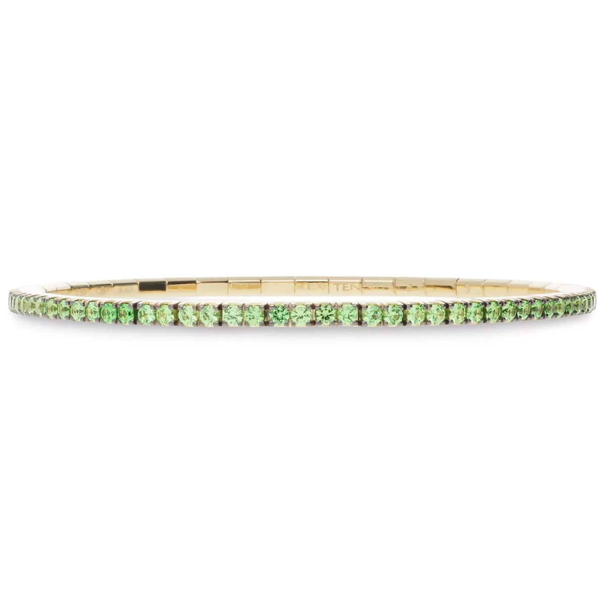 2.65 Carat Tsavorite Garnet Stretch Bracelet