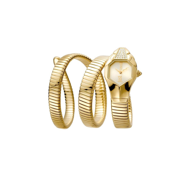 Just Cavalli Women's JC1L022M0025 Glam Chic Gold-Tone Stainless Steel Watch