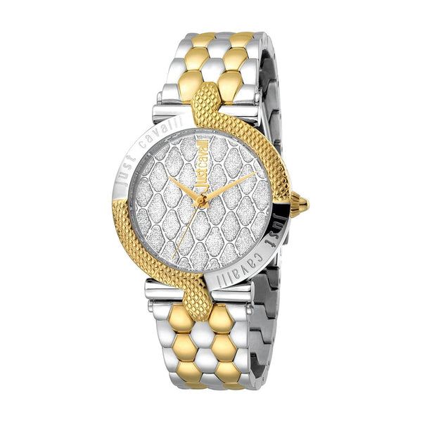 Just Cavalli Women's JC1L047M0125 Carattere Two-Tone Stainless Steel Watch