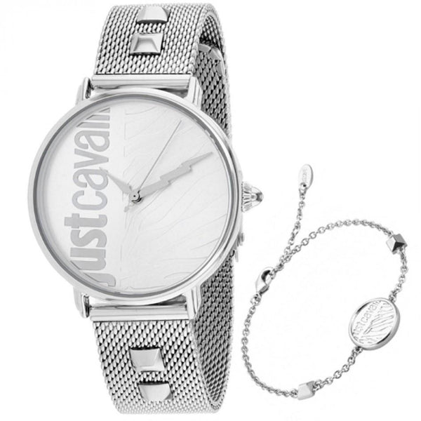 Just Cavalli Women's JC1L077M0055 Zebra Stainless Steel Watch
