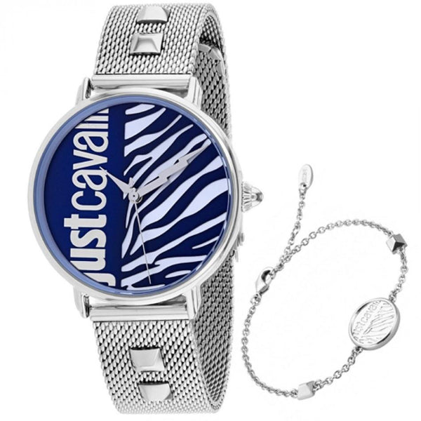 Just Cavalli Women's JC1L077M0065 Zebra Stainless Steel Watch