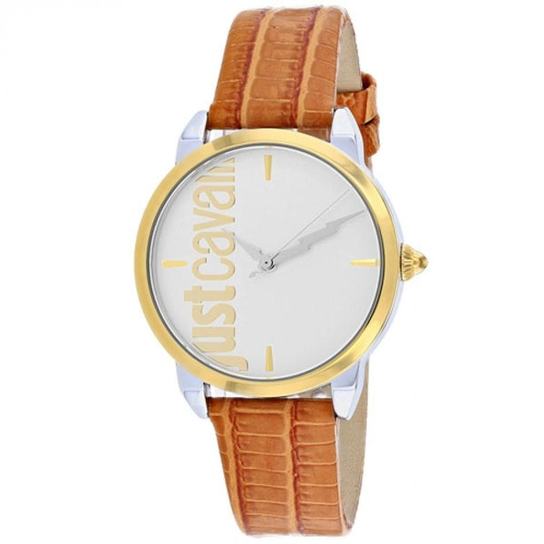 Just Cavalli Women's JC1L079L0025 Tenue Brown Leather Watch