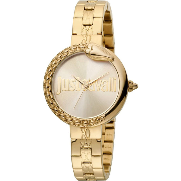 Just Cavalli Women's JC1L097M0075 JC Moment Gold-Tone Stainless Steel Watch