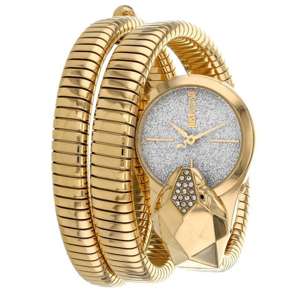 Just Cavalli Women's JC1L114M0035 Glam Snake Gold-Tone Stainless Steel Watch