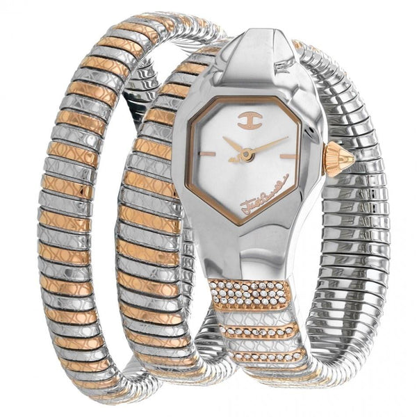 Just Cavalli Women's JC1l112M0055 Glam Snake Two-Tone Stainless Steel Watch