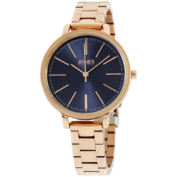 Jones New York Women's JNC11593R528-524 Jones New York Rose Gold-Tone Stainless Steel Watch