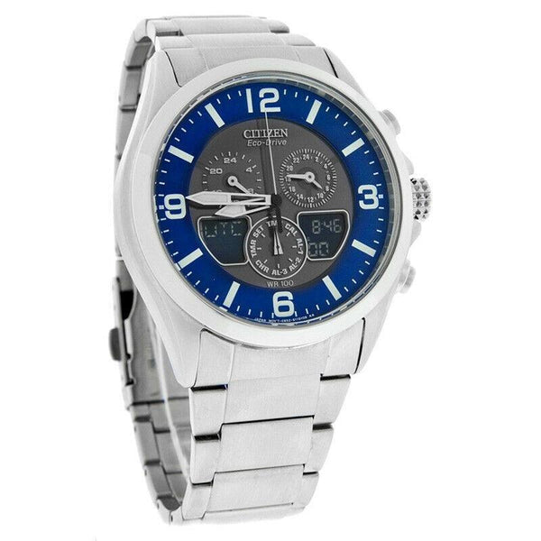 Citizen Men's JR3180-57L Eco-Drive Chronograph Stainless Steel Watch