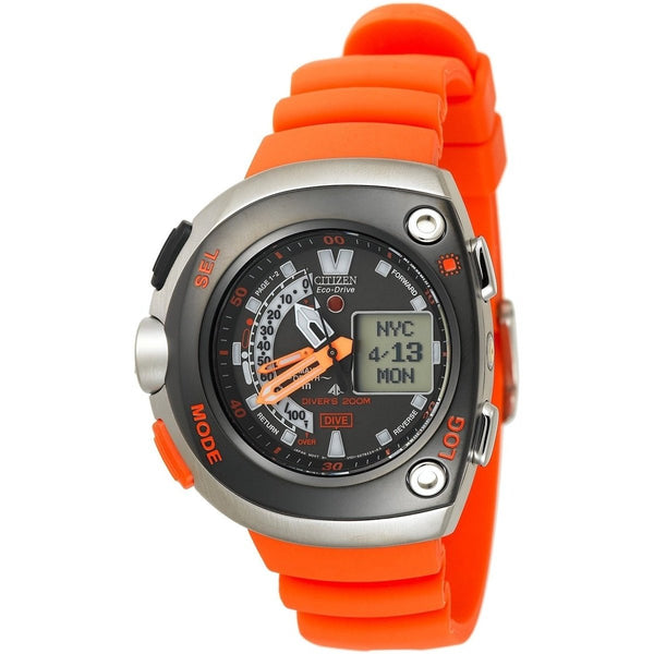 Citizen Men's JV0020-21F Classic Orange Rubber Watch