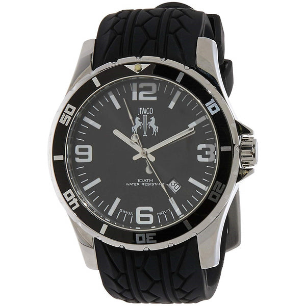 Jivago Men's JV0111 Ultimate Black Silicone Watch