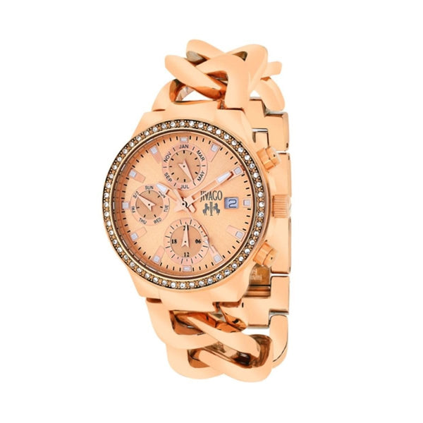 Jivago Women's JV1247 Levley Rose Gold-Tone Stainless Steel Watch