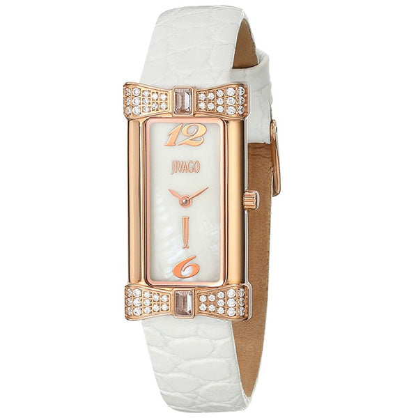 Jivago Women's JV1412 Charmante White Leather Watch