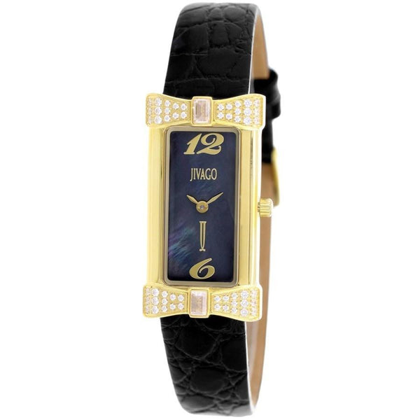 Jivago Women's JV1415 Charmante Black Leather Watch