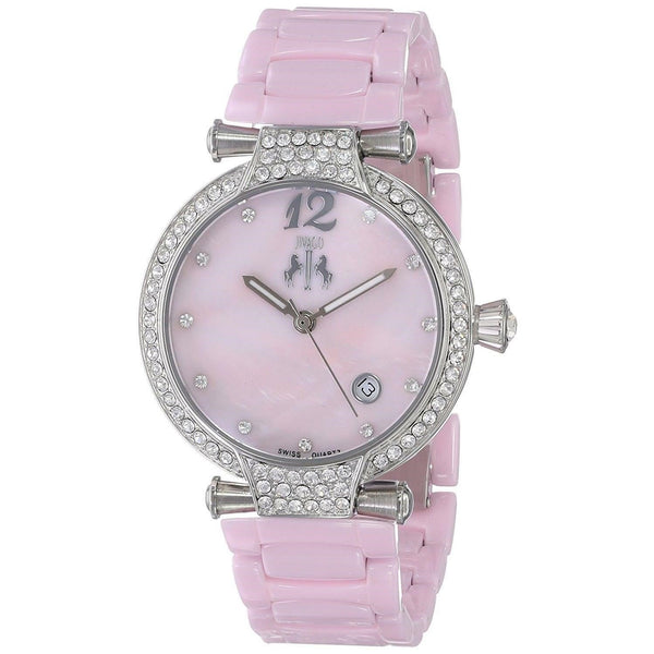 Jivago Women's JV2213 Bijoux Crystal Pink Ceramic Watch