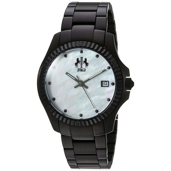 Jivago Women's JV3211W Jolie Dot Black Stainless Steel Watch