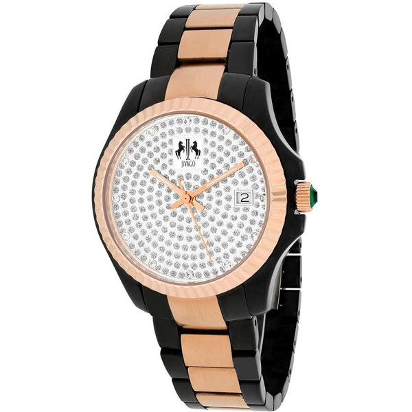 Jivago Women's JV3212 Jolie Crystal Two-Tone Stainless Steel Watch