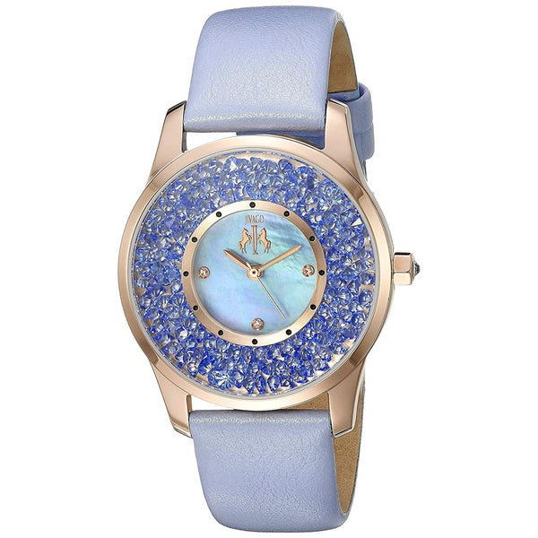 Jivago Women's JV3418 Brillance Crystal Lavander Leather Watch