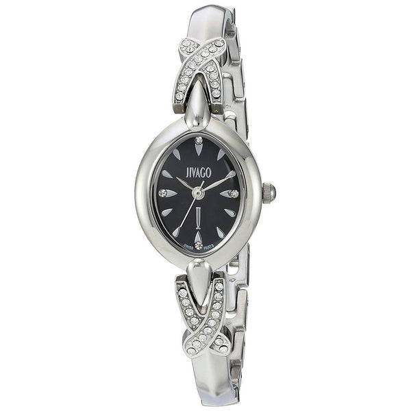 Jivago Women's JV3610 Via Crystal Stainless Steel with Sets of Crystal Watch