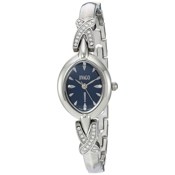 Jivago Women's JV3611 Via Crystal Stainless Steel with Sets of Crystal Watch
