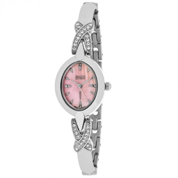 Jivago Women's JV3612 Via Crystal Stainless Steel with Sets of Crystal Watch