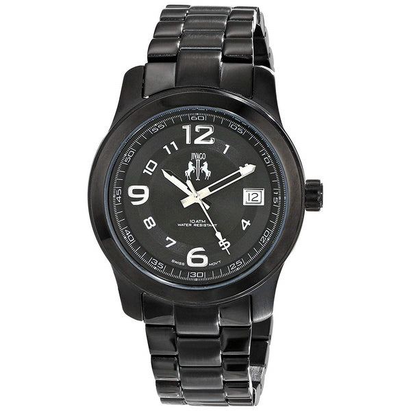 Jivago Women's JV5210 Infinity Black Stainless Steel Watch
