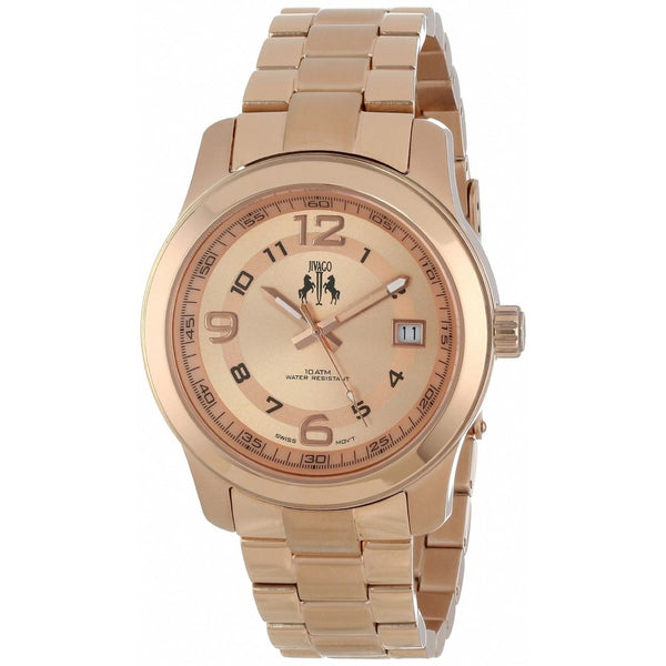 Jivago Women's JV5214 Infinity Rose Gold-Tone Stainless Steel Watch
