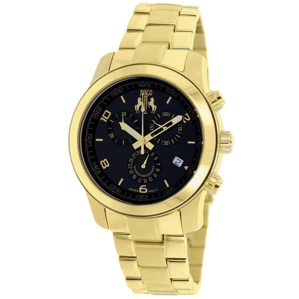 Jivago Women's JV5223 Infinity  Chronograph Gold-Tone Stainless Steel Watch