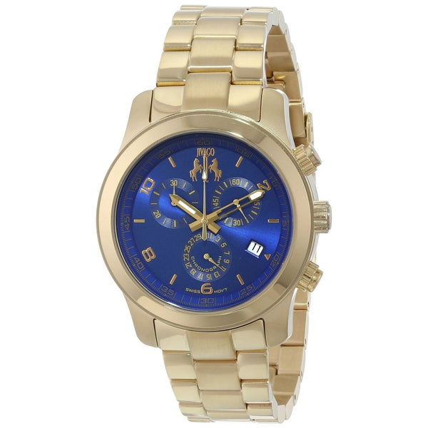 Jivago Women's JV5227 Infinity Chronograph Gold-Tone Stainless Steel Watch