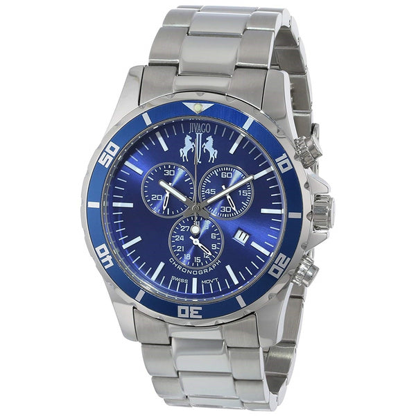 JV6127_600x.jpg Jivago Men's JV6127 Ultimate Chronograph Stainless Steel Watch
