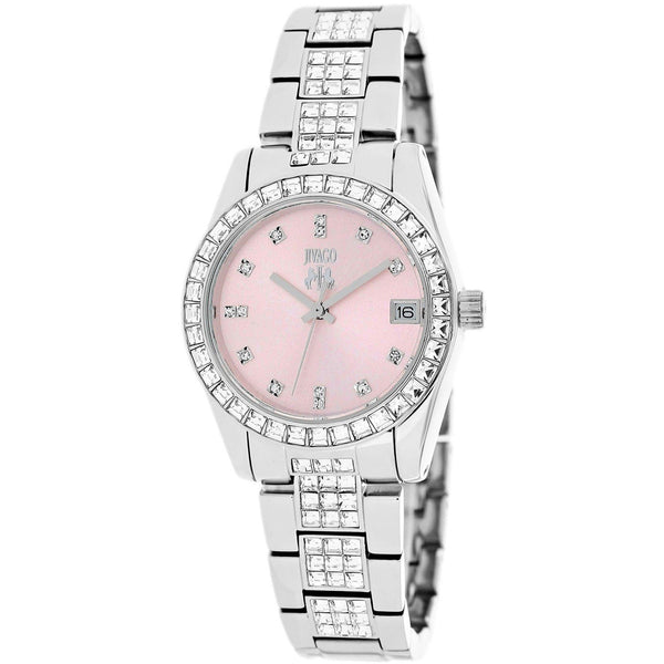 Jivago Women's JV6414 Magnifique Crystal Stainless Steel with Sets of Crystal Watch