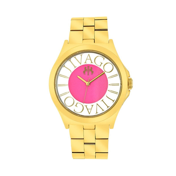 Jivago Women's JV8413 Fun Gold-Tone Stainless Steel Watch