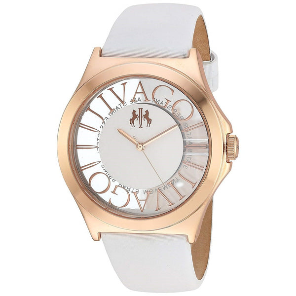 Jivago Women's JV8434 Fun White Leather Watch