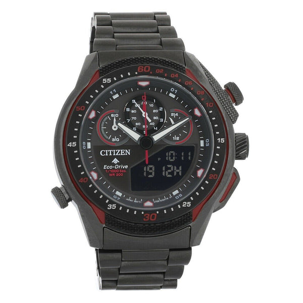 Citizen Men's JW0137-51E Promaster SST Chronograph Grey Stainless Steel Watch