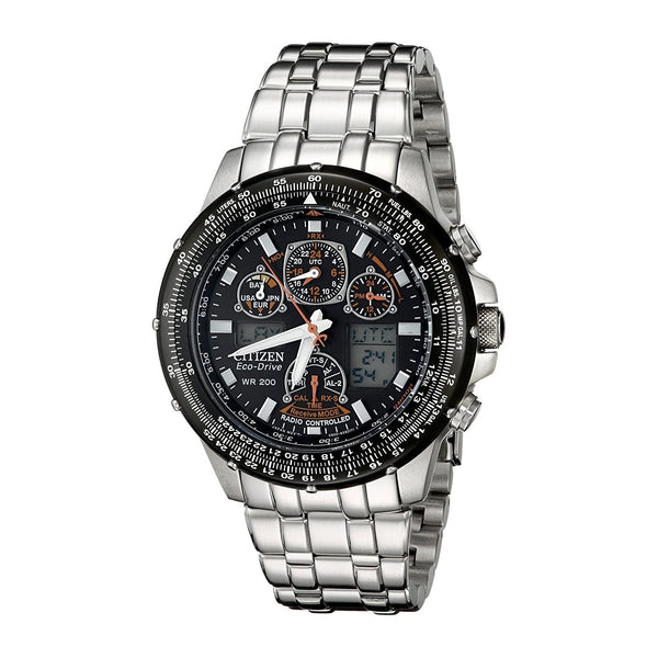 Citizen Men's JY0000-53E Skyhawk A-T Exo-Drive Analog-Digital Chronograph Stainless Steel Watch