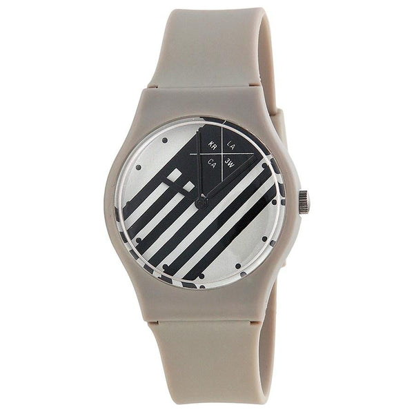 Kr3w Women's K1341GY Freshman Grey Plastic Watch