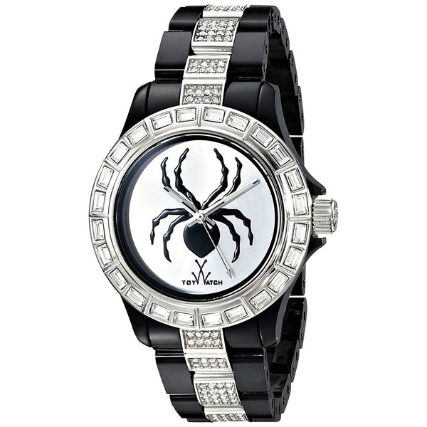 Toy Watch Unisex K21BK Spider Crystal Two-Tone Stainless Steel Watch