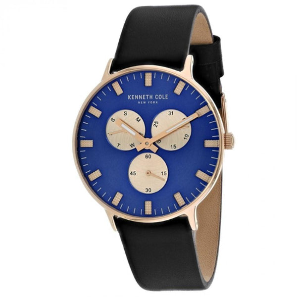 Kenneth Cole Men's KC14946002 Classic Black Leather Watch