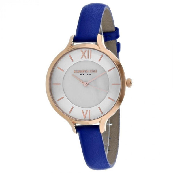 Kenneth Cole Women's KC15187007 Classic Blue Leather Watch