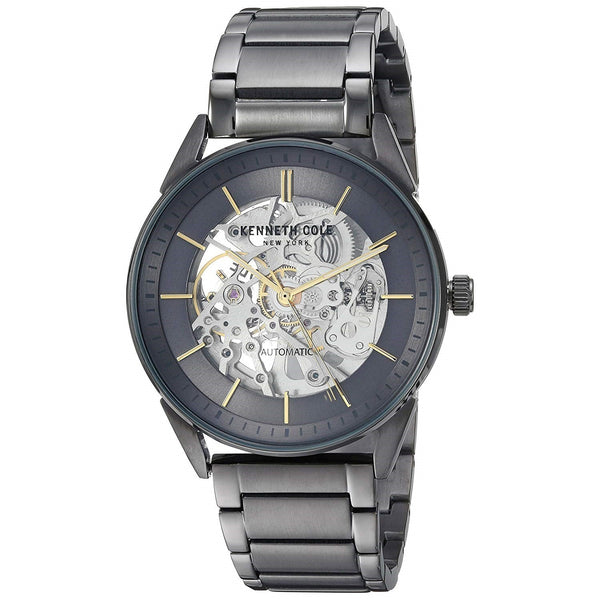 Kenneth Cole Men's KC50192005 Skeleton Grey Stainless Steel Watch