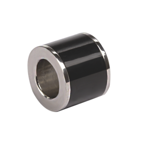 Steel with Black Enamel Charms