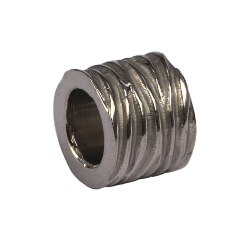 Ripple Stripes Steel Link (Silver)