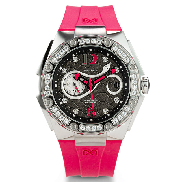 Nsquare SnakeQueen 39mm Automatic Cherry Red