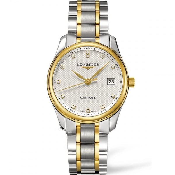 Longines Unisex L2.518.5.77.7 Master Diamond Two-Tone Stainless Steel Watch