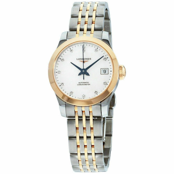 Longines Women's L23205877 Record Two-Tone Stainless Steel Watch