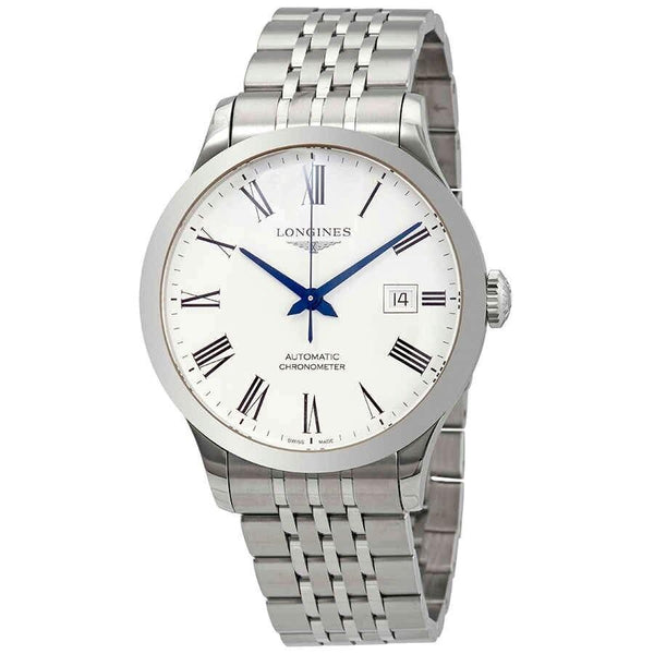 Longines Men's L28214116 Record Stainless Steel Watch